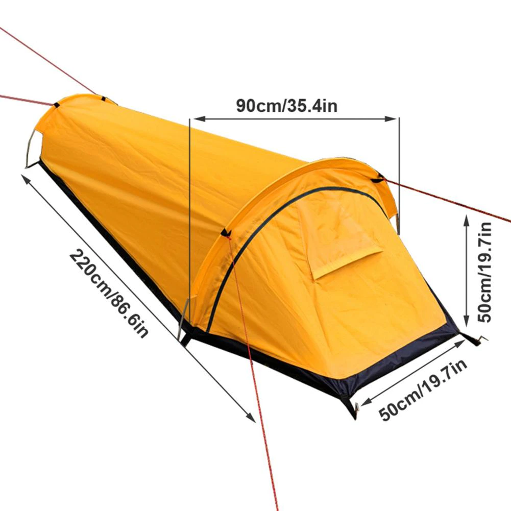 Cheap Goat Tents 1 Set Waterproof Windproof Backpacking Tent Good Ventilation Rest And Sleep Outdoors Ultralight Single Person Camping Tent